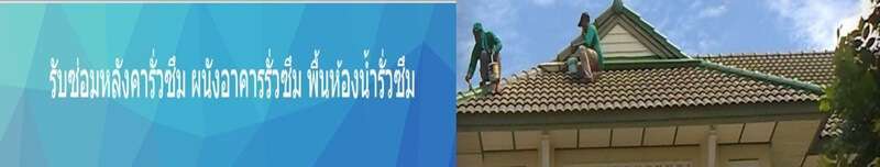 ช่างทำหลังคา ซ่อมเเซมยอดนิยม