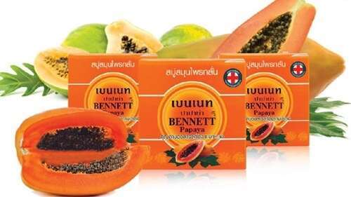 สบู่มะละกอขาวใส