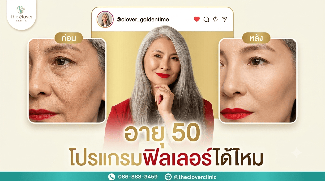 10 คลินิกฉีดฟิลเลอร์ในกรุงเทพฯ ปี 2026 เปรียบเทียบก่อนตัดสินใจ 9 หน้าเว็บไซต์ทางการ The Clover Clinic เกี่ยวกับฟิลเลอร์