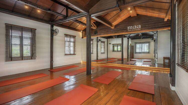 Maa Yoga Studio สตูดิโอโยคะย่านวัวลายเชียงใหม่